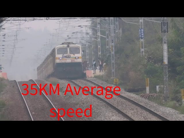 Slowest trains of SWR | Chamarajanagar - Tumakuru Passenger departing Bhairanayakanahalli