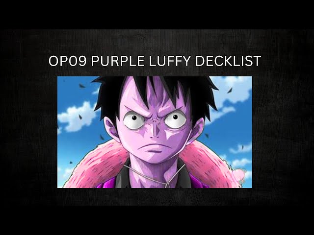 Purple Luffy 09 Build!