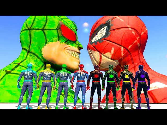 Team Spiderman & Injured Spider & Spider-Man Patient Zero