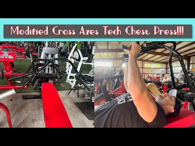 Modified Cross Axes Tech Chest Press!!!