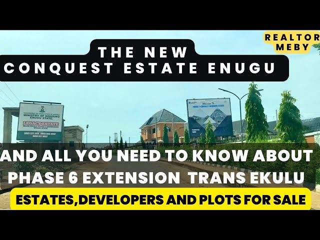 Conquest Estate Trans Ekulu Enugu | Phase 6 extension Enugu | Ministry of Housing cooperation Enugu