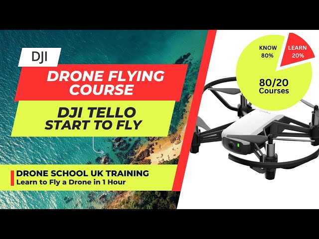 DJI Tello Ryze Drone | First Flight Basic Beginner Drone Training with a drone under £100 / $100