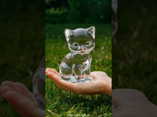 Transparent kitten🐈 #cheerfulcatai