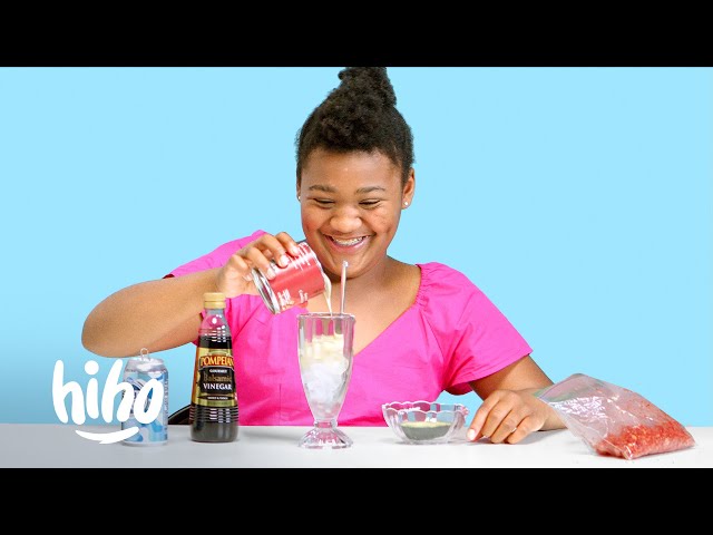 Kids Try TikTok Food Trends | Kids Try | HiHo Kids