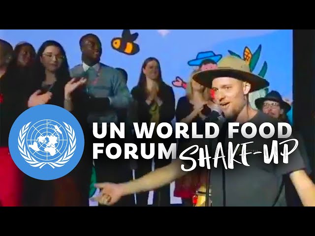 UN World Food Forum - Formidable Vegetable & Family Shoveller Band Diplomat Dance Party!