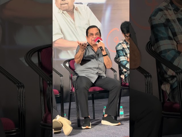 Actor #brahmanandam garu at teaser launch event in #hyderabad #telugucinema #tollywoodupdates #tfi