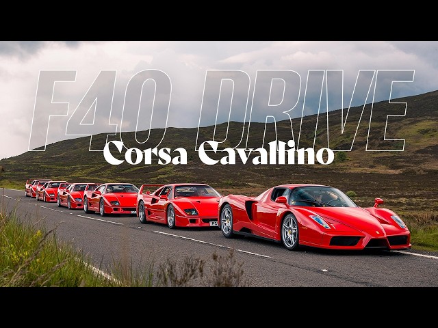 Ferrari F40 Drive | Driving Icons as They Were Meant to Be | Corsa Cavallino 4K