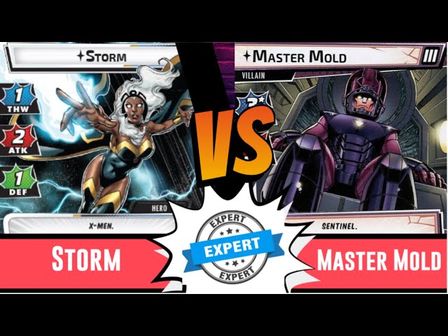 Marvel Champions | Storm | Vs Expert Master Mold | True Solo | Leadership | Mutant Genesis |