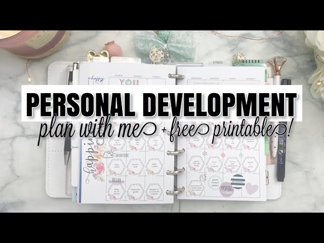 Personal Development Plan With Me + FREE PRINTABLE| At Home With Quita