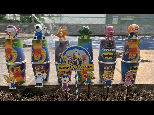 Petty Berjualan Minuman Pororo di kolam renang || Pororo, Crong, Petty, Loopy, Poby, Eddy