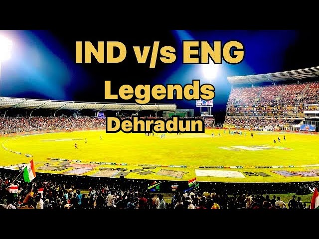 IND V/s ENG Legends Highlights || Rajiv Gandhi International cricket stadium Dehradun 🤩