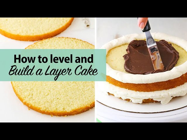 How to Level, Fill and Stack a Layer Cake