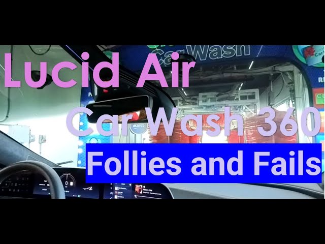 Lucid Air 360° Drive to the Car Wash | Fun Reactions and Car Confusion