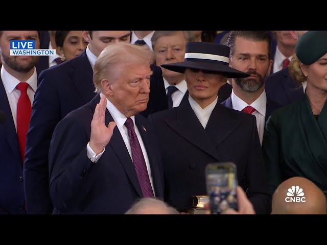 Donald Trump sworn in as 47th president of the U.S.