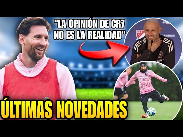 🚨 MASCHERANO RETRATA a CR7 por sus declaraciones 💥 MESSI deberá CUIDARSE en los últimos amistosos ✅️