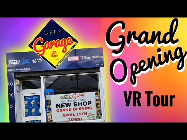 The Geek Garage Shop - 2023 GRAND OPENING | 360 Degree Virtual Tour