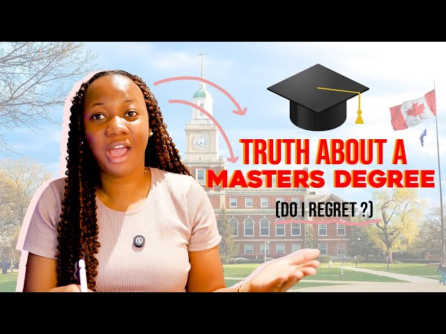 Why You Should (Probably) Not Get A Masters Degree | Advice From A Masters Graduate 🎓