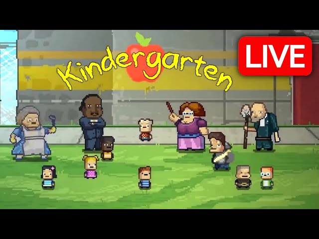 Playing Kindergarten for the First Time - LIVE 🔴