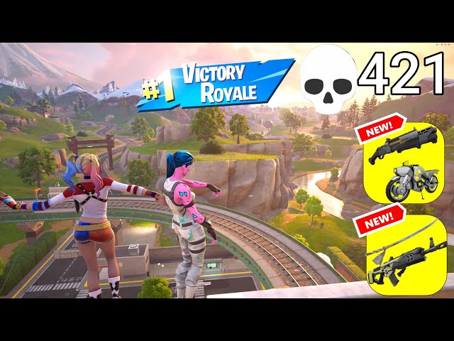 421 Elimination Duo Vs Squads "Zero Build" Gameplay Wins (Fortnite chapter 6 PC)