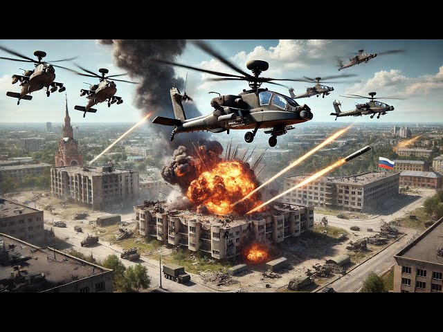 JUST HAPPENED ! Deadly AH-64D Apache Strike Destroys Russian Barracks | Arma 3 Gameplay