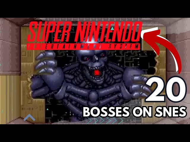 20 👿 BOSSES in 🟢🔵🟡🔴SNES games | How many did you DEFEAT❓