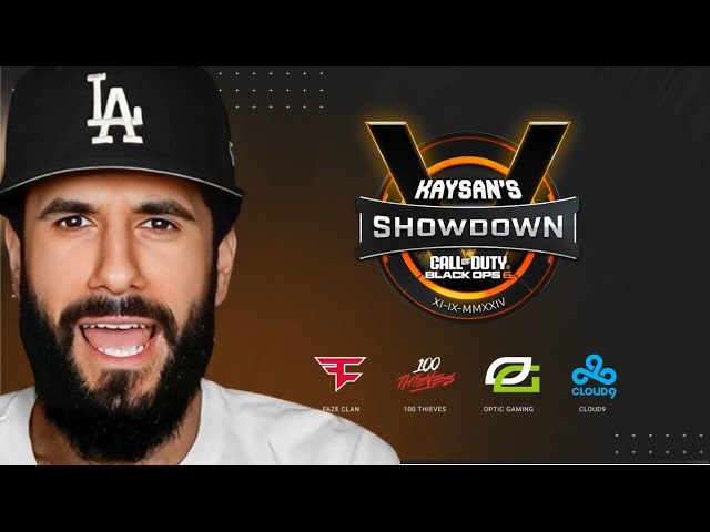 FAZE KAYSAN SHOWDOWN V┃50k BLACK OPS 6 LAN. *FULL STREAM*