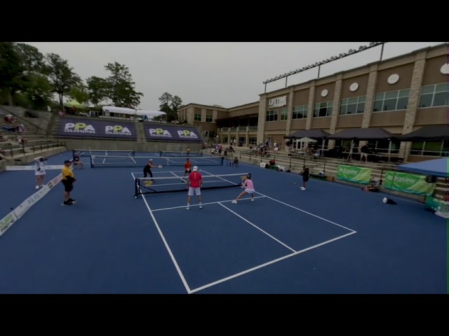 VR180 Matt Wright-Lucy Kovalova vs Zane Navratil-Gehrke - PPA Georgia Open 2020 Mixed Doubles Pro