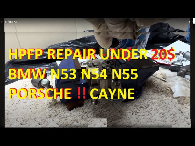 HIGH PRESSURE FUEL PUMP REPAIR FOR 20$ BMW/PORSCHE