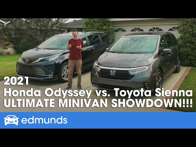 2021 Honda Odyssey vs. Toyota Sienna —  Minivan Comparison: Who Has the Best Family Vehicle?