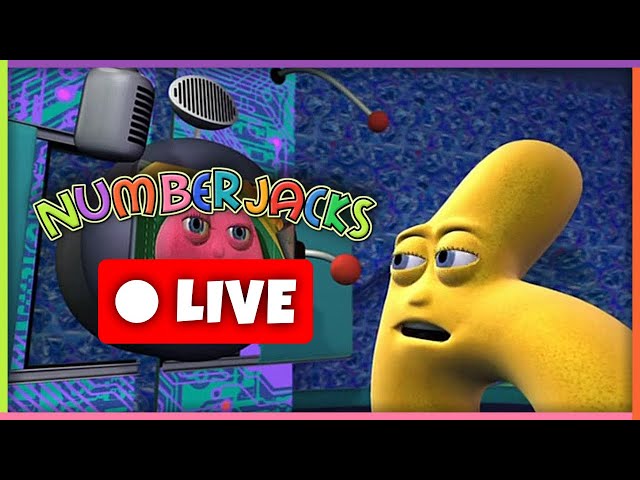 🔴 Numberjacks LIVE! | Educational Videos For Kids!