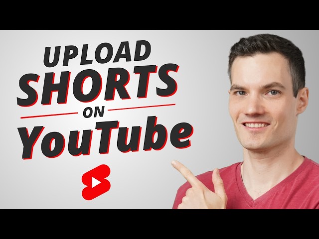 How to Upload Shorts on YouTube from PC (2025)