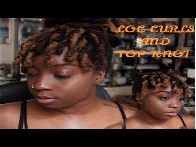 HOW TO ACHIEVE A LOC CURLY BANG AND TOP BUN l ESSENCEOFSHAY