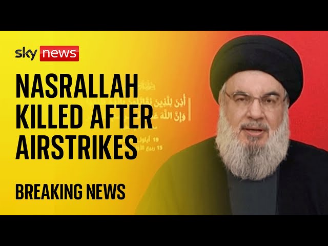 Hezbollah confirms death of its leader Hassan Nasrallah