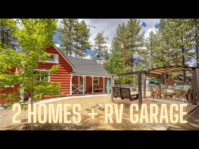 Just Listed Big Bear Property Tour- Home, ADU and RV Garage