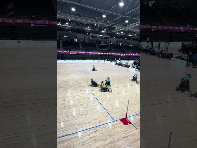 FIPFA 2023 World Cup Sydney: Australia 🇦🇺 vs France 🇫🇷 Aussie defence wall #powerchair #shorts