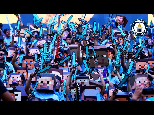 Largest Gathering of Minecraft Steves - Guinness World Records