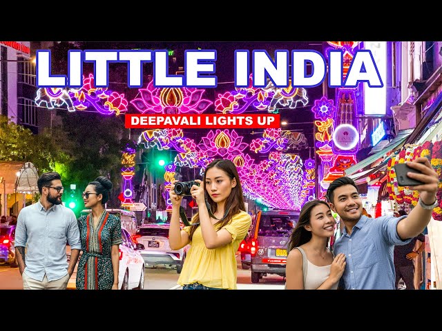 Little India Singapore | Deepavali Lights Up in Singapore Most Vibrant District 🇸🇬🪔❤️