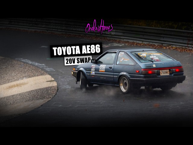 BANNED! Toyota AE86 20V Drifting The Nürburgring