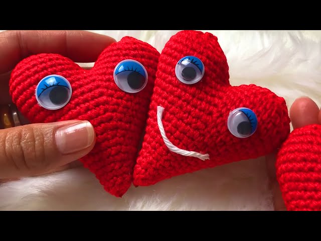 Crochet Heart Amigurumi - 3D Crochet Heart Tutorial