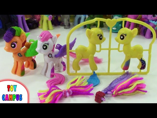 The Cutie Mark Crusaders Pop Style & Decorate My Little Pony | ToysReview ToyCampus