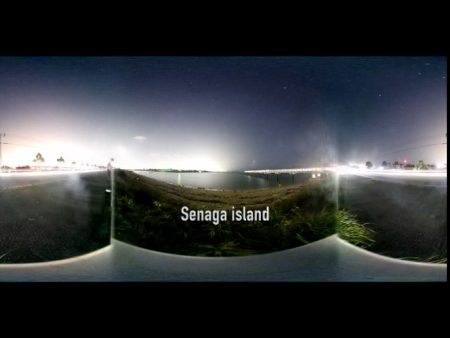 【360°VR】瀬長島の夜：Okinawa-Senaga-island-Night-short.ver