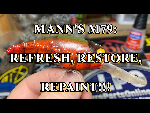 Restoring A Tom Mann's M79 Crankbait!! (Jekyll Spray Session)