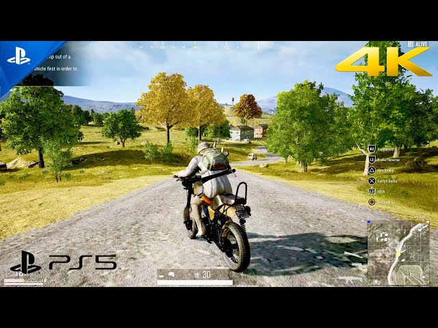 PUBG 4K Gameplay on PS5 [4K HDR 60fps] Amazing Graphics.