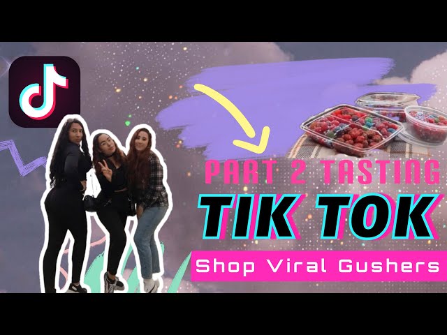 Tasting Viral TikTok Shop Gushers With friends & family- Part 2  #publictv #viral #snacks  #welcome