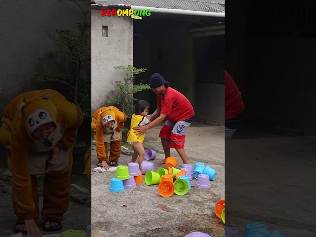 GAGAL MELINDUNGI! - KEPOMPONG BALON #funny #comedyvideos #lucu #shortvideos #shorts #ngakak #fyp