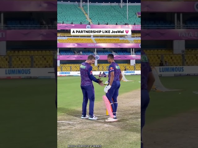 Jos Buttler & Yashasvi Jaiswal Friendship💗 | #JosWal | IPL 2023 Practice | Rajasthan Royals #shorts