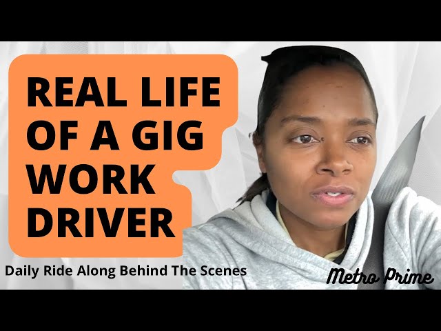 Gig Work Diary | Gig Economy:  Day And Life Of A DoorDash, Uber Delivery Driver Ep. 1 #food #driver