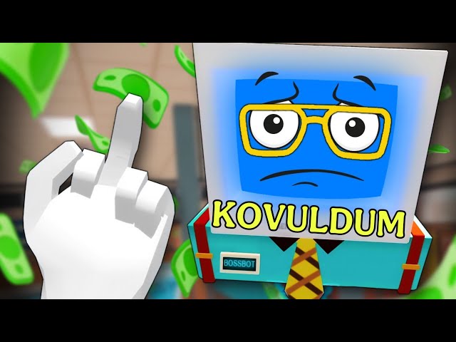 SEVMEDİĞİM PATRONUMU ÇILDIRTTIM | Job Simulator VR