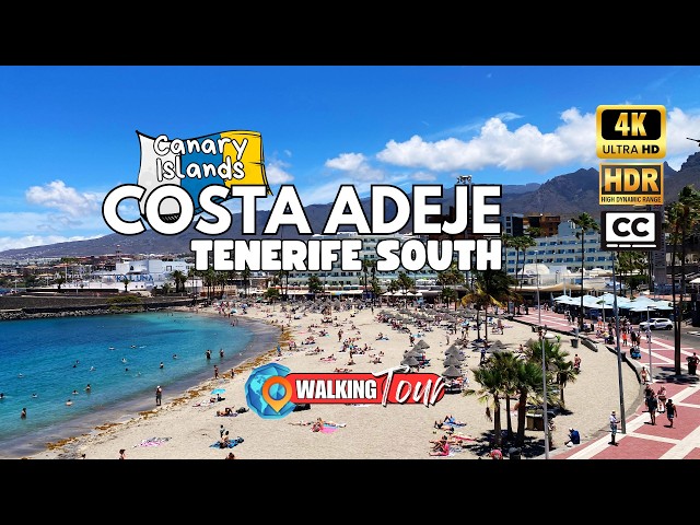 Exploring Costa Adeje in 2024 [Tenerife 🇮🇨] 4K HDR Walking Tour