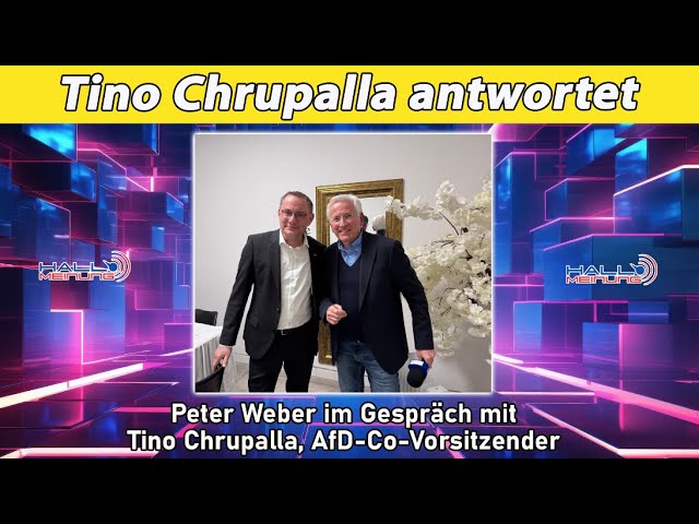 Tino Chrupalla antwortet